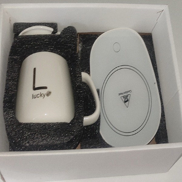 ماگ حرارتی لاکی مدل Energy Saving به همراه صفحه گرمکن برقی