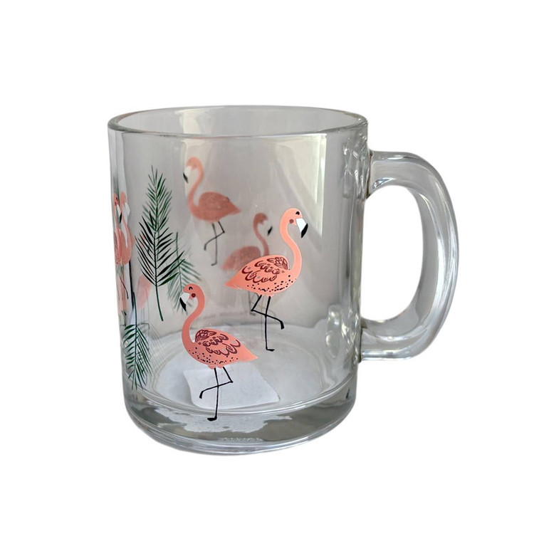 لیوان مدل دکوور لته طرح فلامینگو کد 125