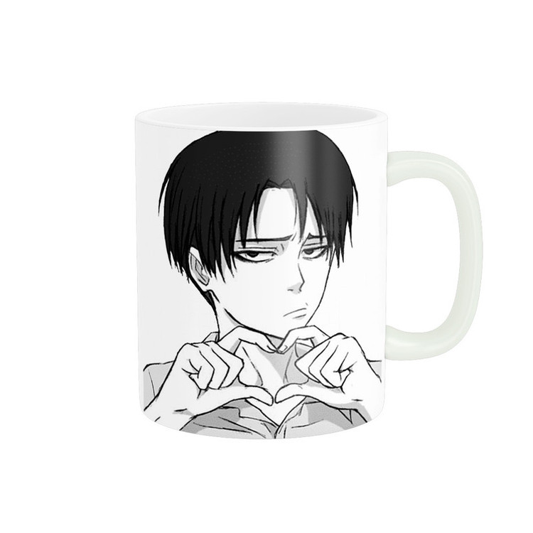 ماگ پادآفرین طرح انیمه اتک ان تایتان - نبرد تایتان ها - کاپتان لیوای Attack on Titan کد 0850
