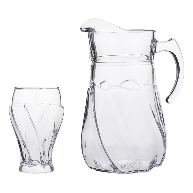 ست 7 تکه پارچ و لیوان ساکورا مدل SK18801300W