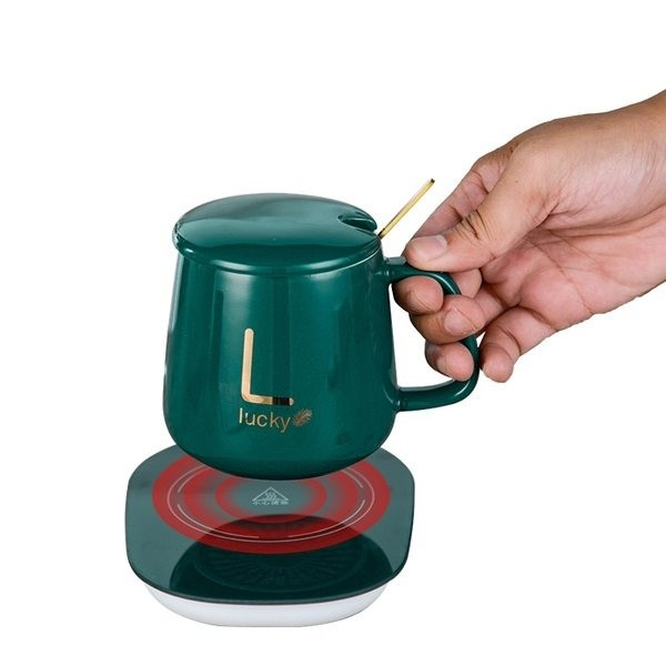 ماگ حرارتی لاکی مدل Temperature به همراه صفحه گرمکن برقی