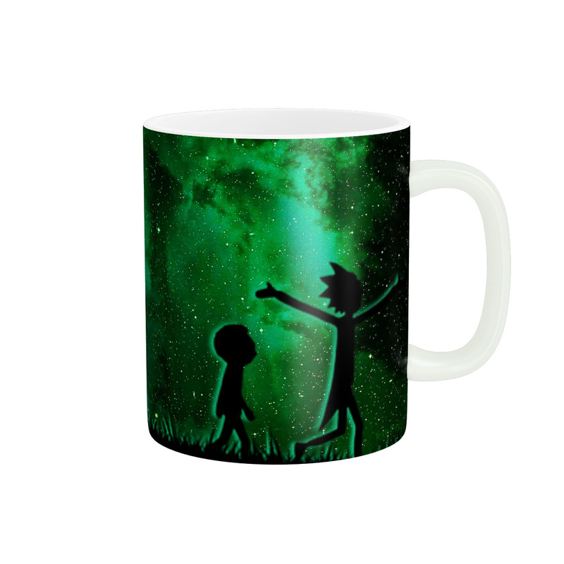 ماگ طرح انیمیشن ریک و مورتی rick and morty کد 210