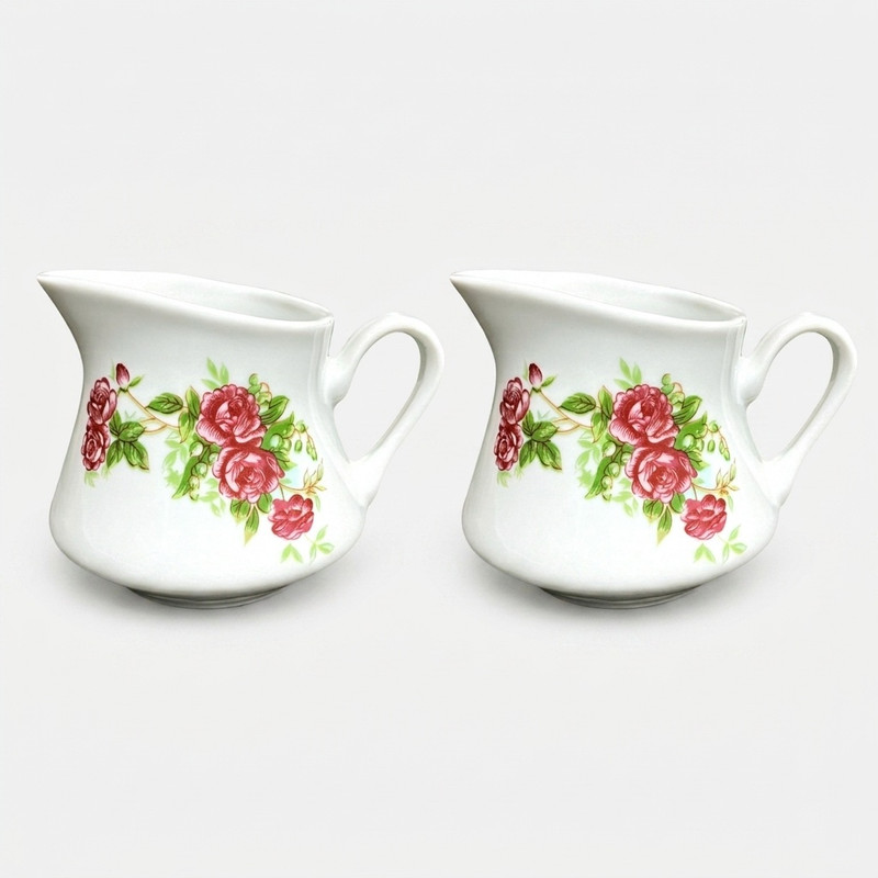 سس خوری چینی مرجان مدل گلسرخی کد 37 بسته 2 عددی