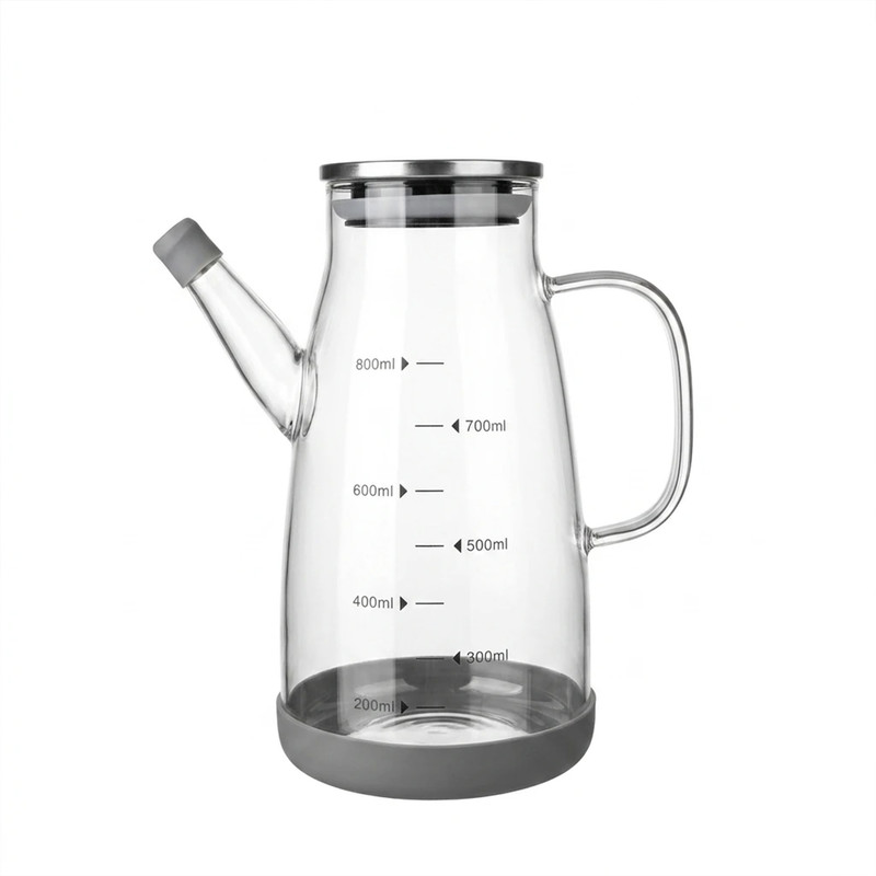 ظرف روغن مدل در استیل 800ml