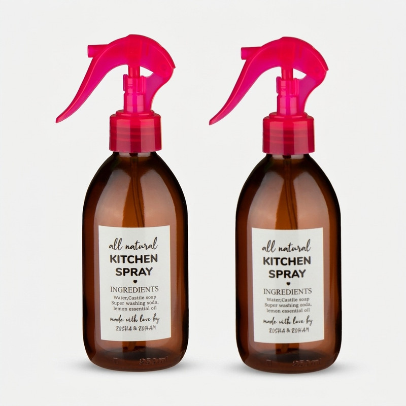 ظرف اسپری روغن مدل NATURAL مجموعه 2 عددی