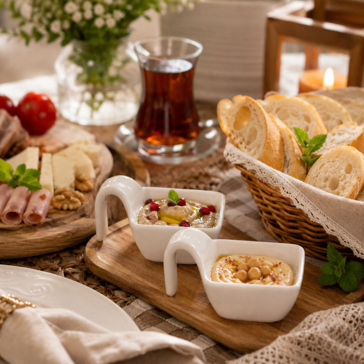 سسخوری ای وی استایل مدل مربعی مجموعه 2 عددی
