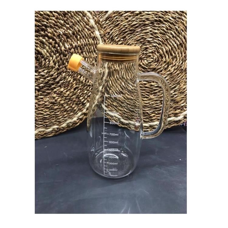ظرف روغن ارو مدل درب بامبو کد TR-2501