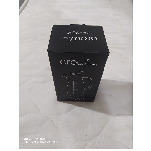 ظرف روغن ارو مدل درب بامبو کد TR-2501