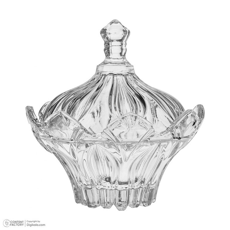 سرویس پذیرایی ساکورا 31 پارچه شیشهای مدل ویلا دایره فانتزی دردار با شکلاتخوری، قابل شستشو با دست و ماشین ظرفشویی