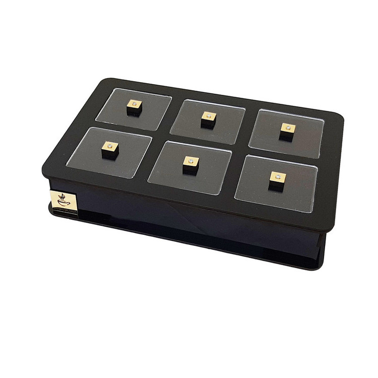 جعبه پذیرایی شکلاتخوری مستطیل مدل V101 با جنس چوب و پلاستیک، ساخت ایران، ابعاد 26x18x6 سانتیمتر، غیرقابل شستوشو