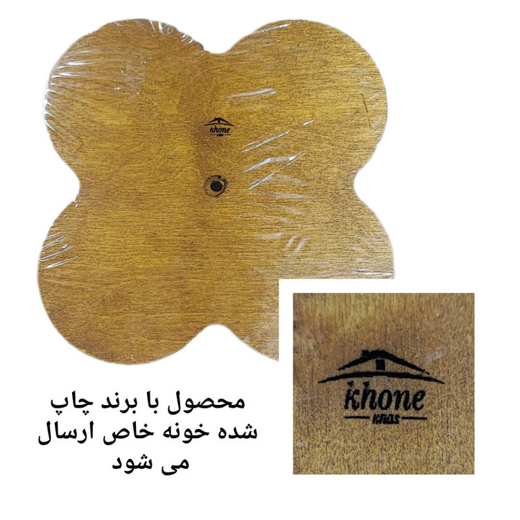 اردورخوری خونه خاص مدل چوبی طرح گرد
