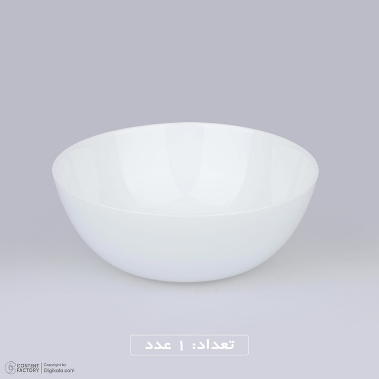 سرویس 7 پارچه آرکوپال دینو طرح دایره ورژن 7 شامل 1 کاسه بزرگ 7×19×19 سانتیمتر وزن 375 گرم و 6 پیاله 6×11×11 سانتیمتر وزن 230 گرم، مقاوم در برابر شوک حرارتی، مناسب شستشو با دست و ماشین ظرفشویی