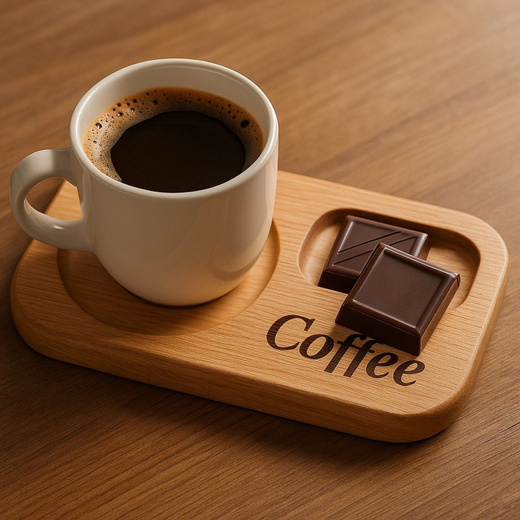 سینی سرو مدل coffee بسته 4 عددی