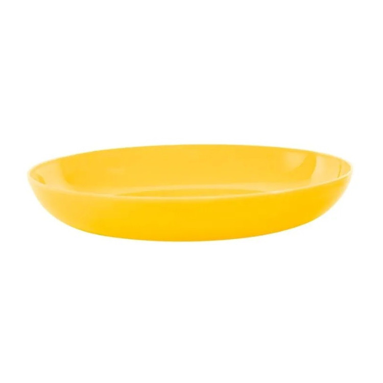 ظرف سرو مرغخوری کد 701، فرم بیضی، جنس ملامین، مناسب سرو مرغ و استیک، ابعاد 28×20 سانتیمتر، مناسب مایکروویو، شستشو با دست و ماشین ظرفشویی