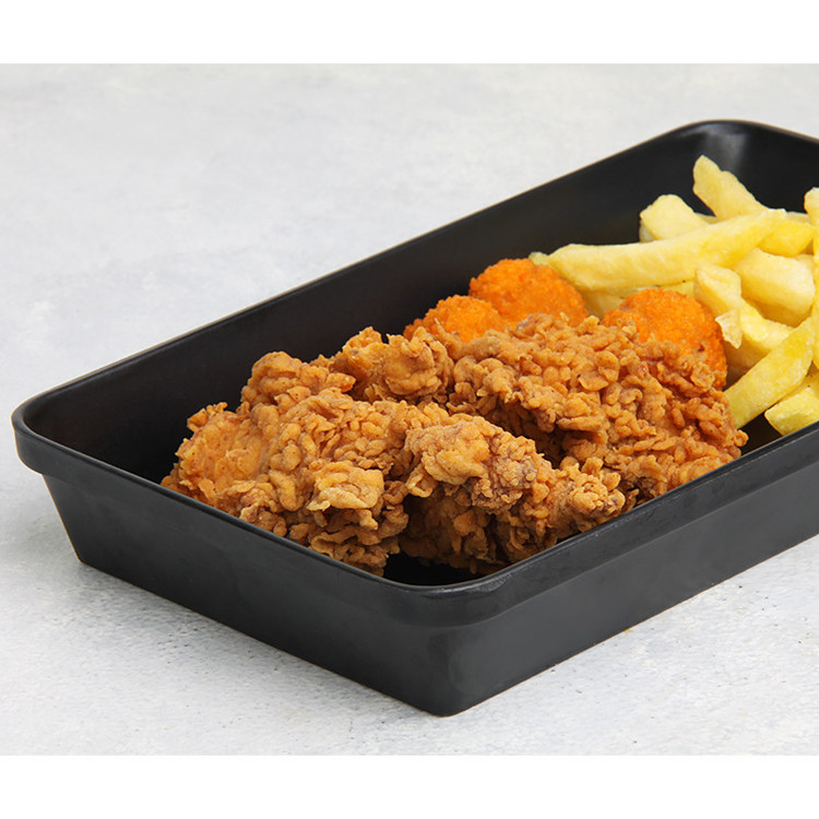 ظرف سرو لرد B1425 از ملامین مستطیلی برای پنیر، سوشی و دسر، 4×14×24 سانتیمتر، وزن 187 گرم، مناسب شستشوی دستی