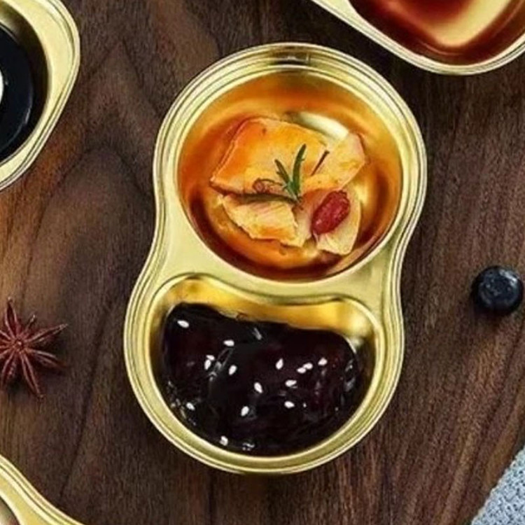 اردو خوری مدل استیل دو خانه طرح گرد کد 290