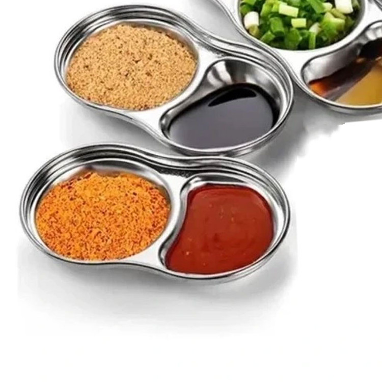 اردو خوری مدل استیل دو خانه طرح گرد کد 290