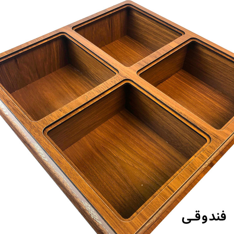 جعبه پذیرایی صدراباکس مدل آجیلی کد SBlux004zr