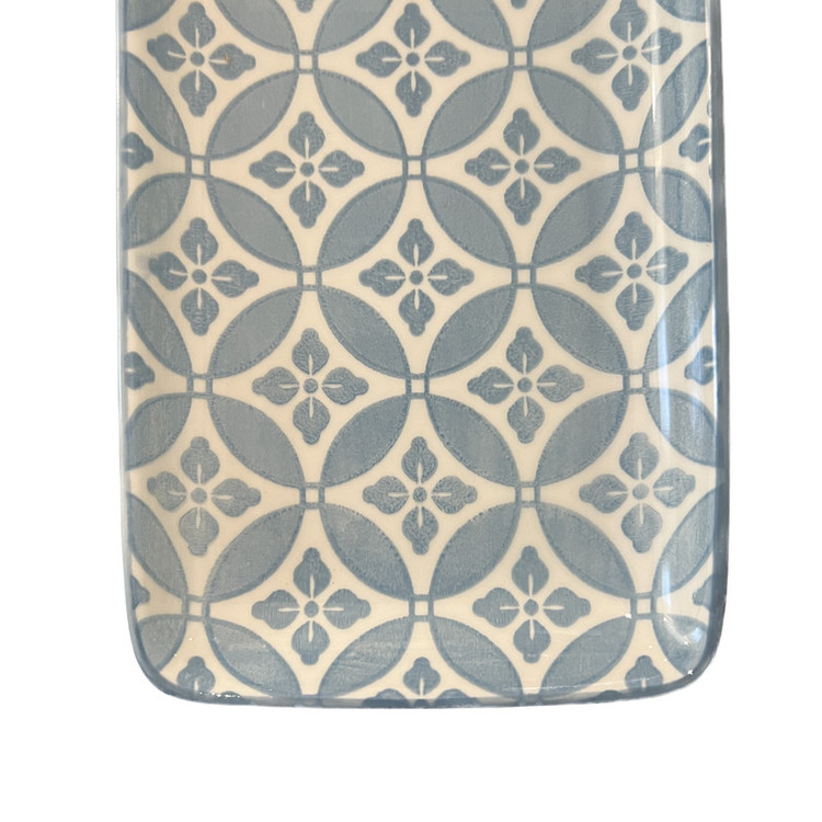 رولتخوری دنی هوم مدل دایره و مستطیل، چینی با ابعاد 18×10×2 سانتیمتر، مناسب سرو رولت و شستشو با دست و ماشین ظرفشویی