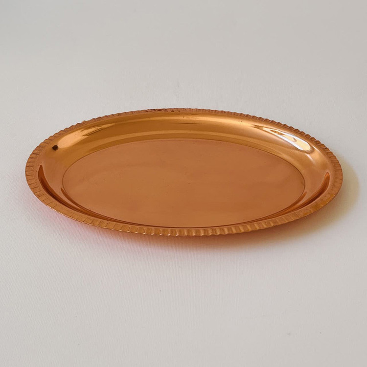 سینی مسی مدل بیضی کد ZH377.2