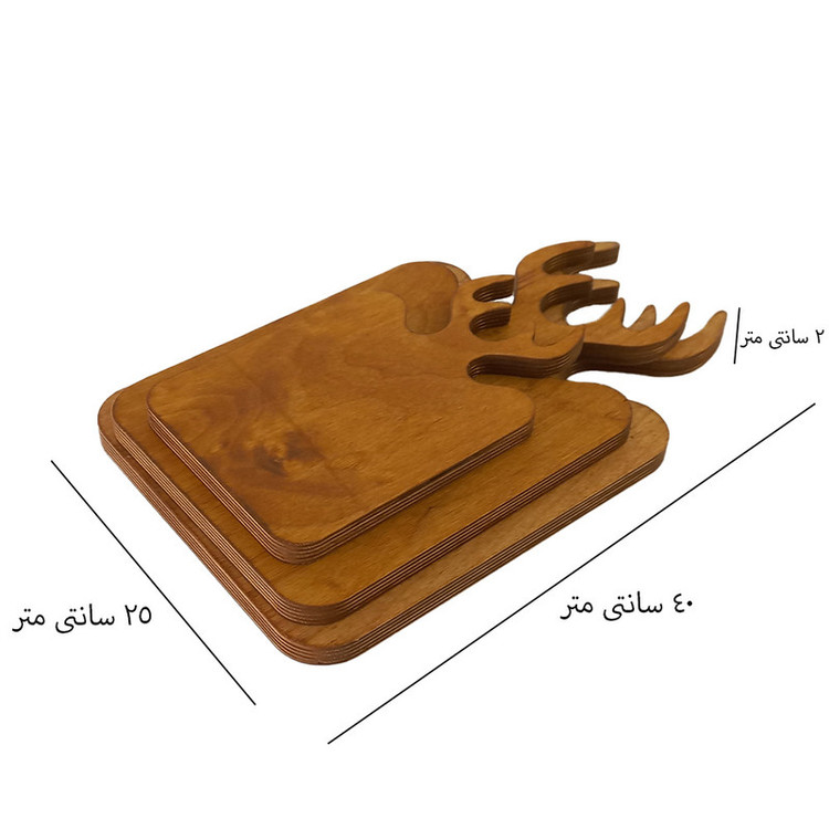 تخته سرو مدل گوزن کد 038 مجموعه سه عددی