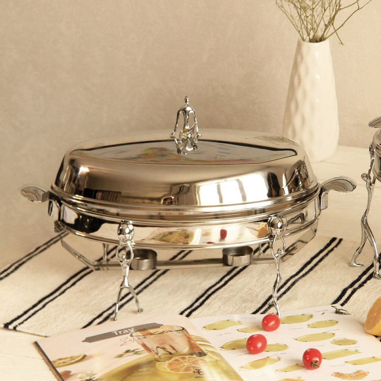 سوفله خوری سالی نو مدل آدمک استیل کد 3005-SS