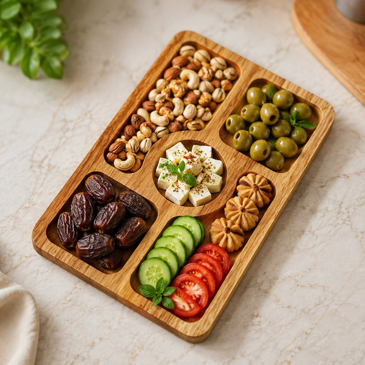تخته سرو چوبی مدل مستطیلی کد 005