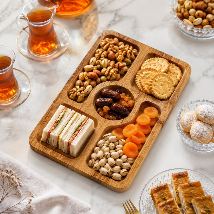 تخته سرو چوبی مدل مستطیلی کد 005