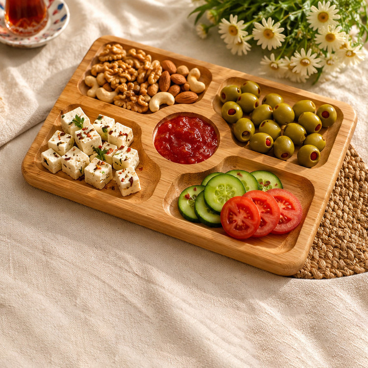 تخته سرو چوبی مدل مستطیلی کد 005