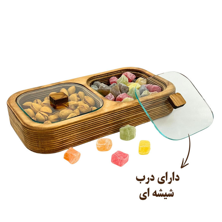 اردو خوری مدل چوبی درب دار کد OD182