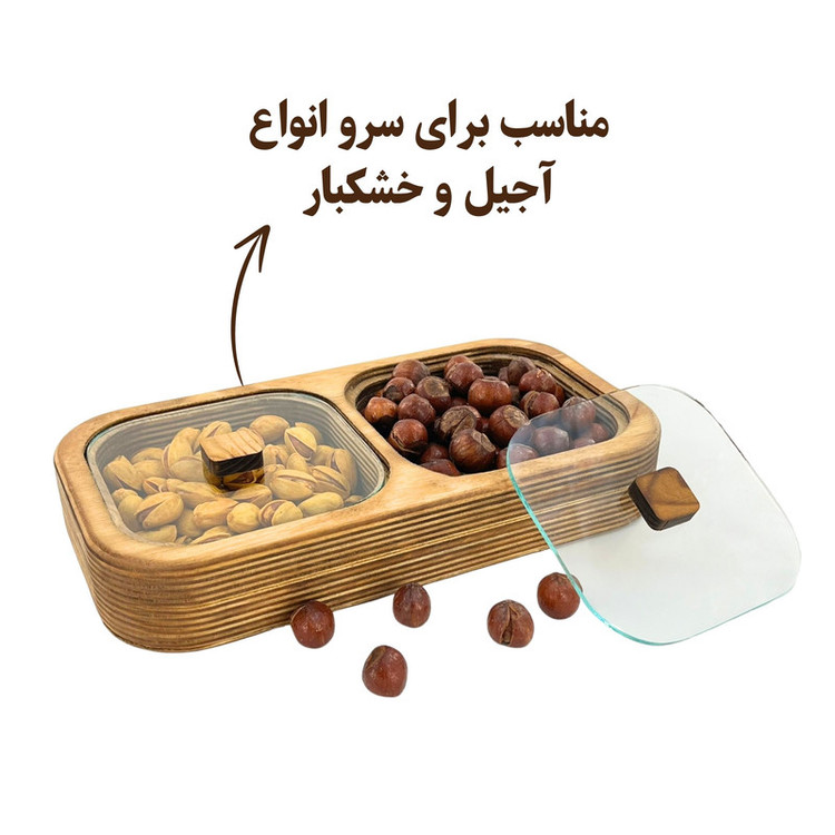 اردو خوری مدل چوبی درب دار کد OD182