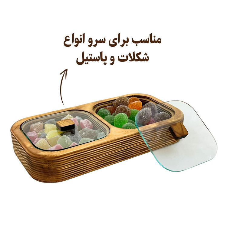 اردو خوری مدل چوبی درب دار کد OD182