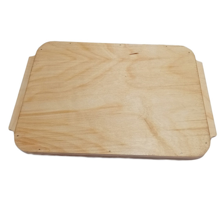 سینی دسته دار مدل چوبی طرح سه خانه کد MP21