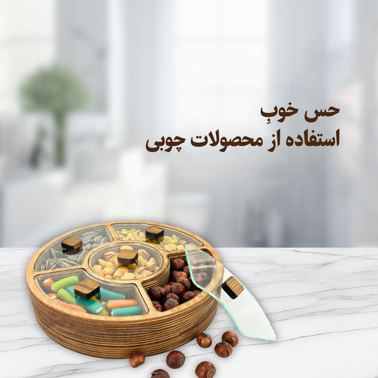 اردو خوری مدل چوبی درب دار کد OD19