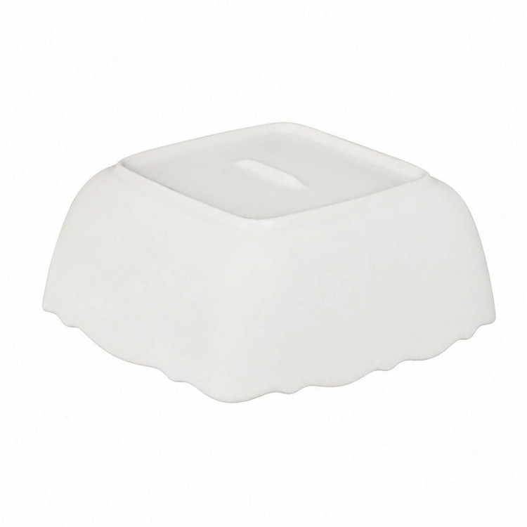 ظرف سرو مدل مربع سرامیکی کد S-B-104