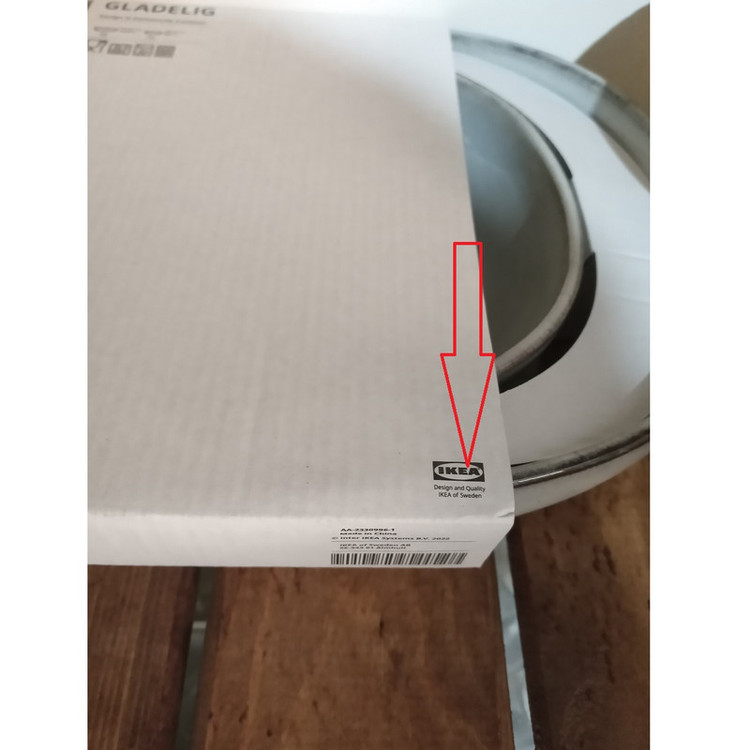 ظرف سرو ایکیا مدل GLADELIG مجموعه 2 عددی با لعاب شنی، ایمن در فر تا 280 درجه سانتیگراد و مناسب شستشو در ماشین ظرفشویی