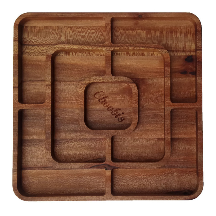 اردوخوری چوبی با ابعاد 2.5×28×28 سانتیمتر، کد 2_213