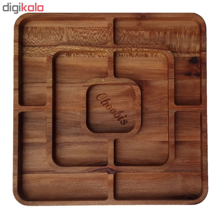 اردوخوری چوبی با ابعاد 2.5×28×28 سانتیمتر، کد 2_213