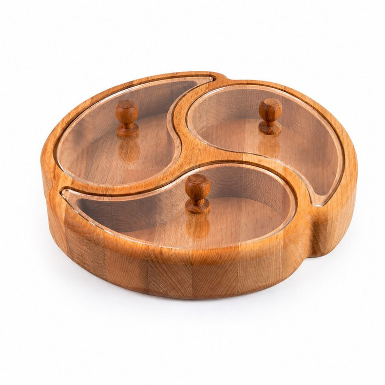 اردو خوری نیوهوم مدل چوبی ترمه سه خانه کد 1008
