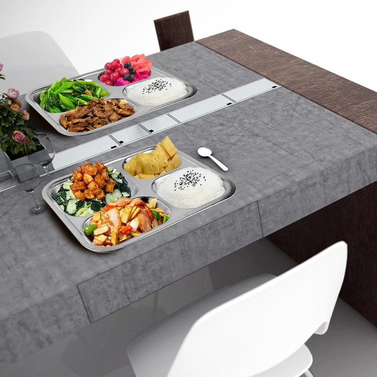 بشقاب غذا خوری مدل چند خانه