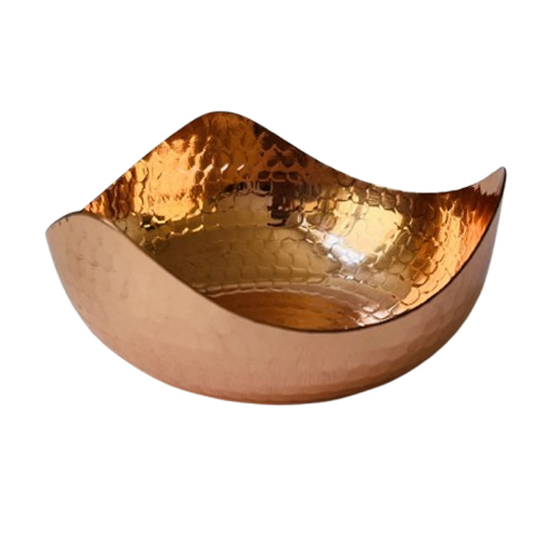 آجیل خوری مسی مدل مدرن سه گوش کد ZH339.3