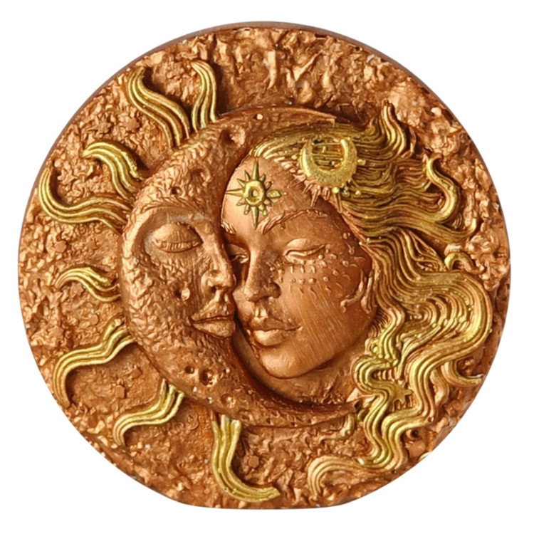 مجسمه سنگی مدل دکوری رومیزی خورشید و ماه کهکشان