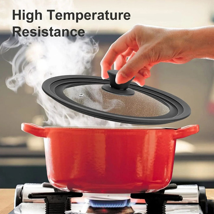 در قابلمه شنگیا مدل لبه سیلیکونی P4986