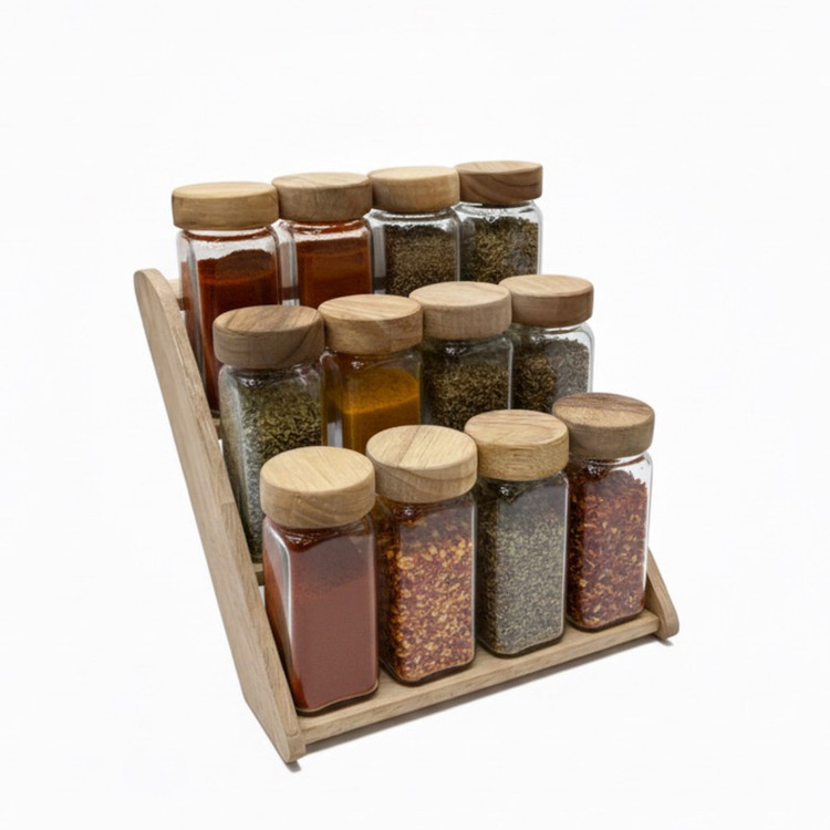 جا ادویه مدل مک کارتی کد RM1432 مجموعه 12 عددی به همراه استند