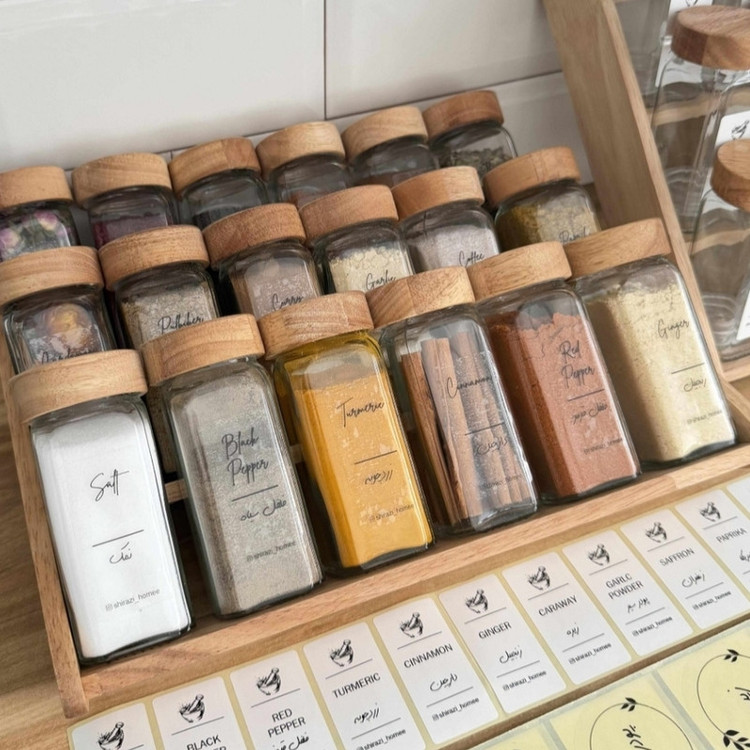 ست جا ادویه 19 پارچه مدل مک کارتی ROYAL-500 به همراه استند