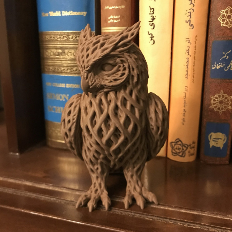 مجسمه مدل جغد شاخدار کد NEXO09