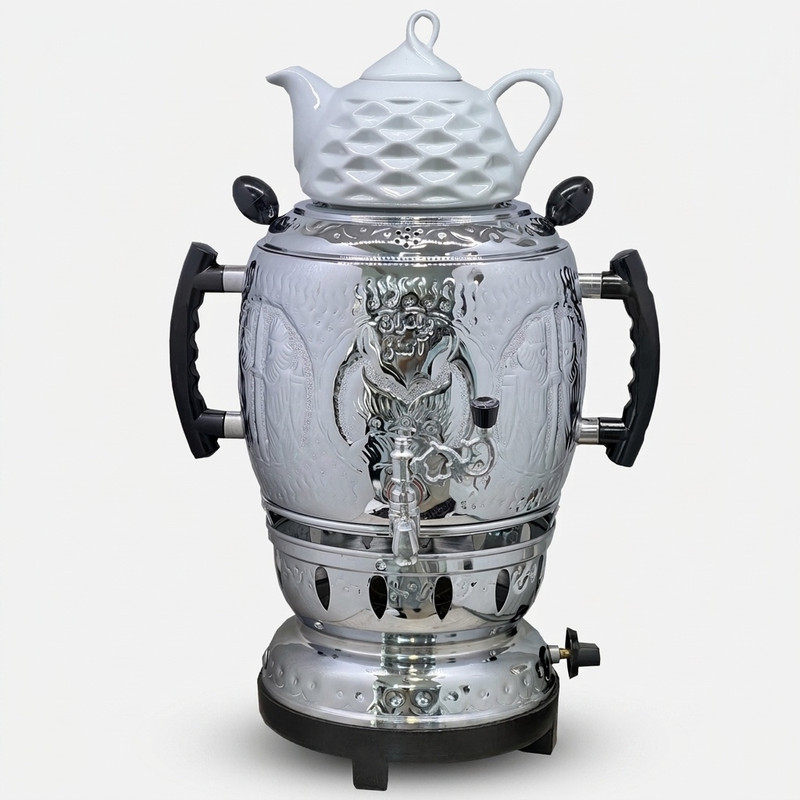 سماور گازی آکماز مدل سه کاره D60 ظرفیت 6 لیتر