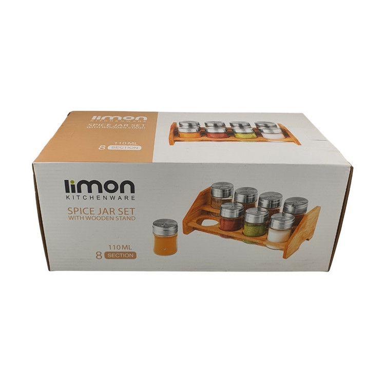 جای ادویه 8 پارچه لیمون کد HS2349 به همراه استند