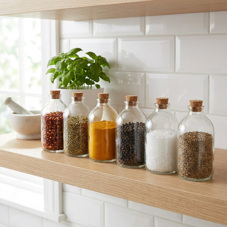 بطری ویال مجموعه 6 عددی
