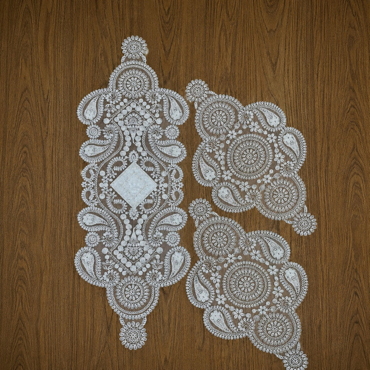 ست رومیزی و رانر 3 تکه مدل R3003O